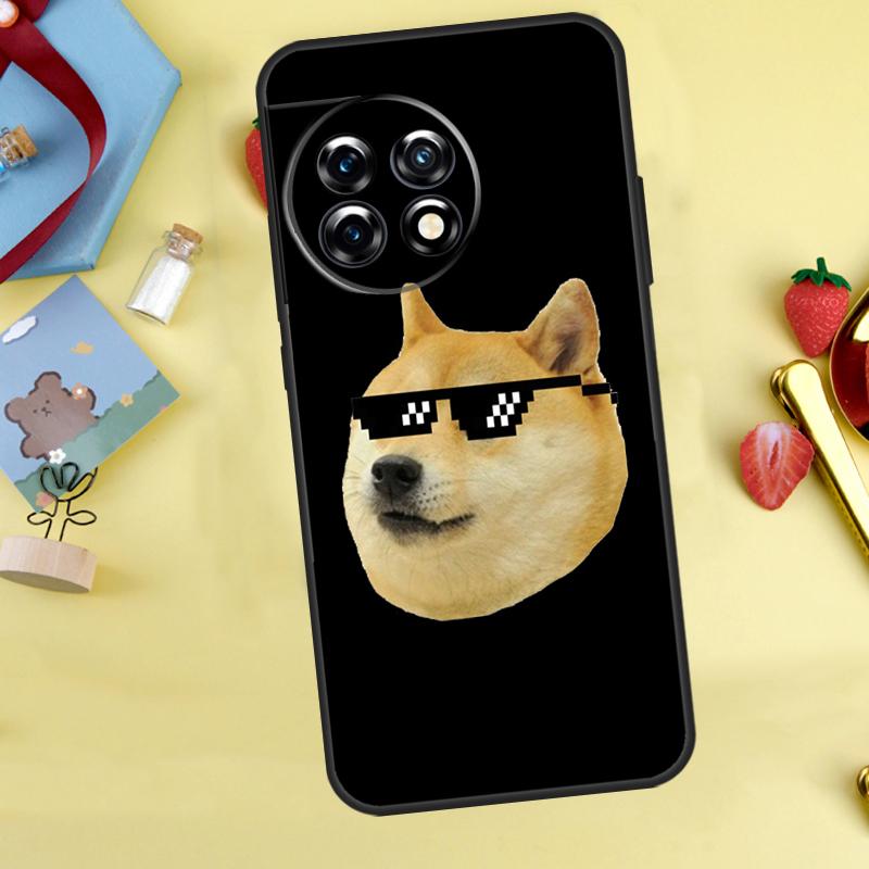 Cheems Doge Meme Funny Doggy Case For OnePlus 15 13 13R 13T 12 12R 11 10 9 10R 10T 8T Nord 5 CE 4 2 3 Lite N20 N30 Cover