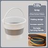 Silicone Bucket for Fishing Folding Bucket Car Wash Outdoor Fishing Supplies Square 17L Bathroom Kitchen Camp Bucket