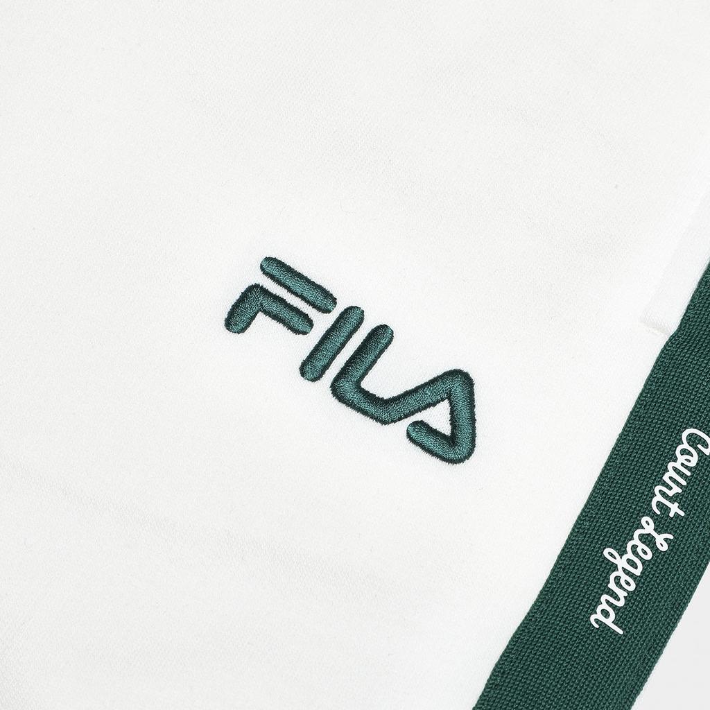 Fila Retro Color Block Logo Knitted Tennis Pants Women Pants Cloud-Mushroom-White F11W339605FWT