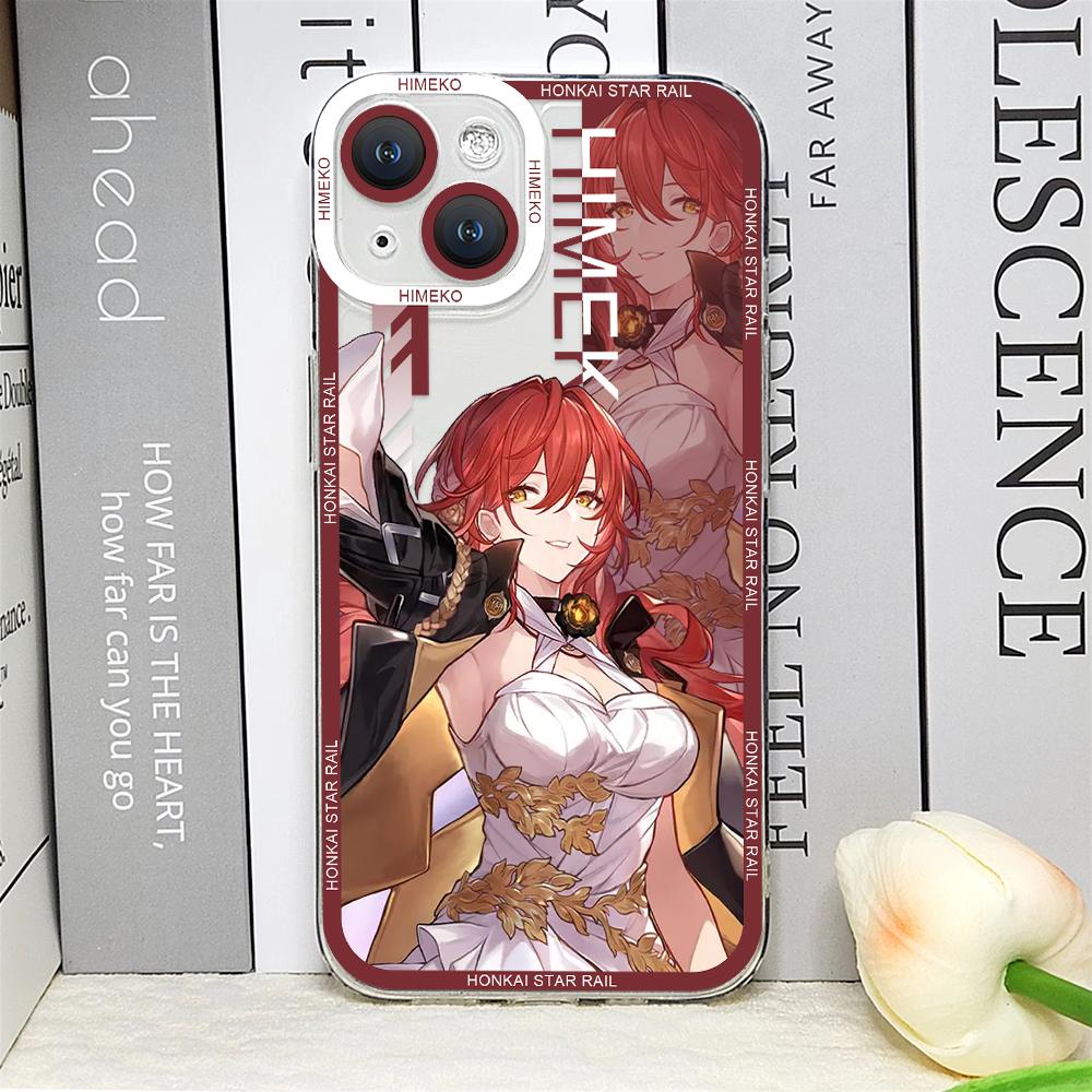 Honkai Star Rail Sampo Jing Yuan Kafka Phone Case for IPhone 16 15 Pro Max 7 8 14 Plus 13Mini 12 11 X XS Soft Clear Cover Fundas