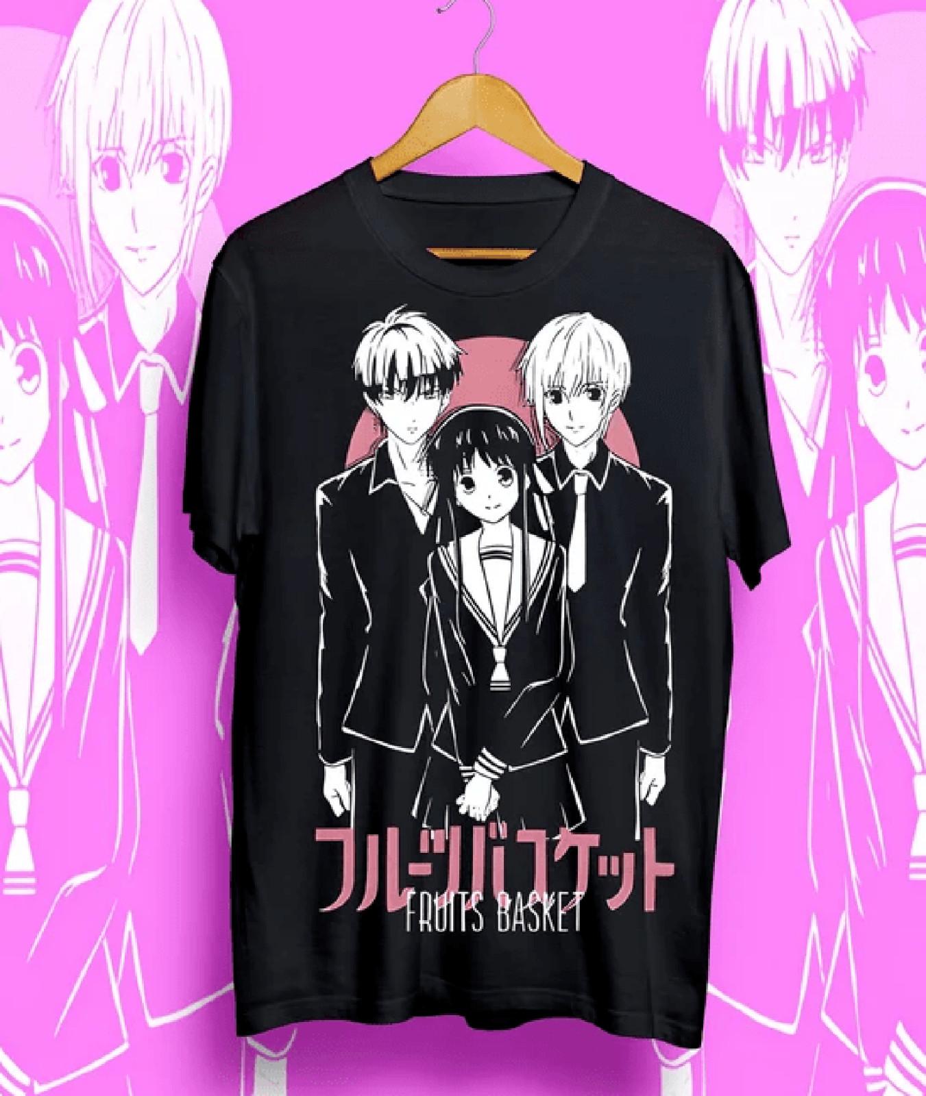 Fruits Basket T-shirt Kyo Sohma Kawaii Kyo Sohma Harajuku anime M