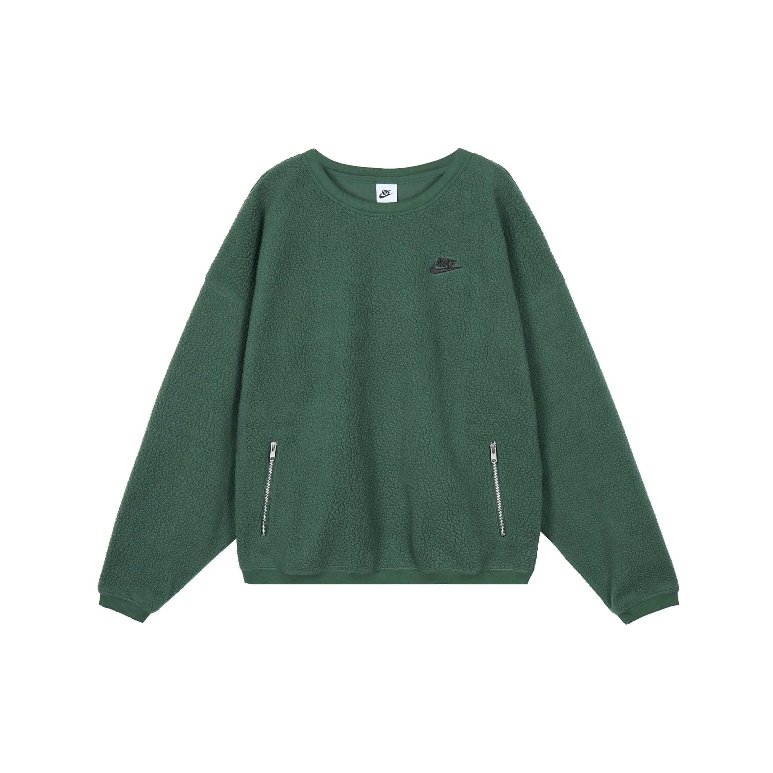 Nike Club Fleece Winterized Crew  Fir  Men s FB8379-323 XL