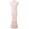 Sancai Cherry Blossom Jacquard Fishtail Dress