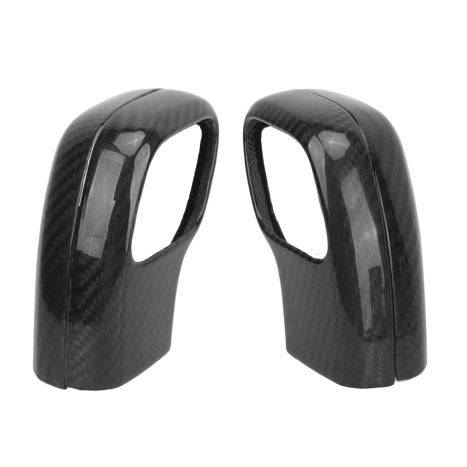

2Pcs Gear Shift Knob Cover Trim Protective Carbon Fiber Gear Shifter Cap Cover for Raptor