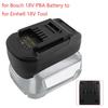 BOS18EIN Battery Adapter for Bosch 18V PBA Series Li-ion Battery Convert To for Einhell 18V Cordless Power Drill/Driver Tools