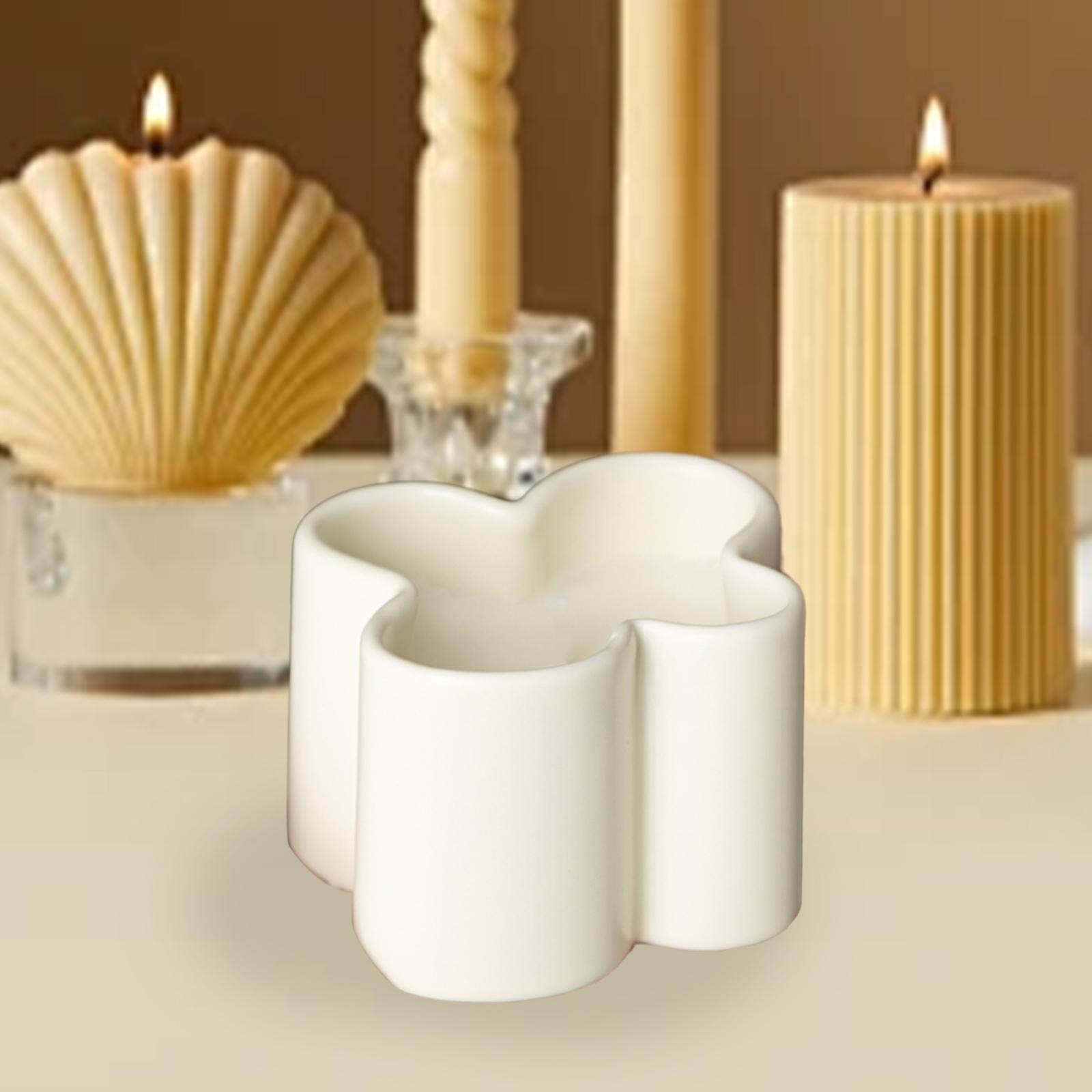 Empty Candle Jar Container Single Elegant Minimalist Cup Candle Making Accessories for DIY Gifts Handmade Arts Crafts