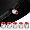 5Pcs Car Wheel Tire Valve Caps Metal Stem Cover for Ferrari F430 Stradale Roma 488 Spider SF90 Portofino F8 Superfast Accessory NBA2