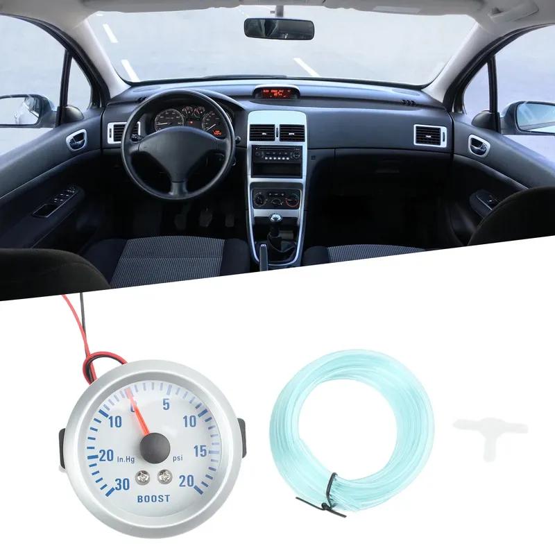 Car Turbocharger Gauge ABS 52mm 2" Turbocharger Gauge For Car Modification For Vehicle Engine Monitoring And Tuning Interior