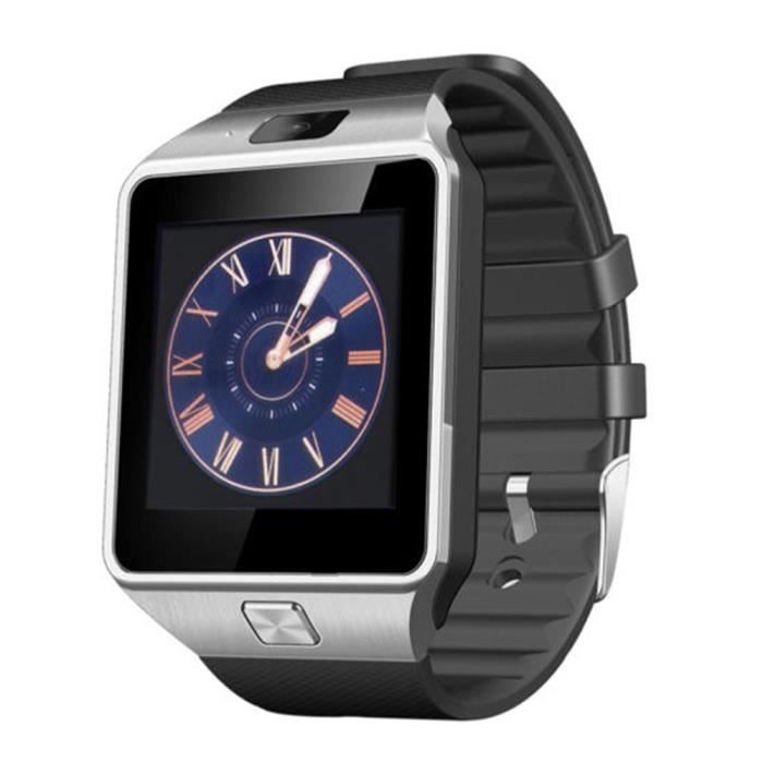Montre intelligente DZ09 montre à bracelet avec HD Caméra pour les téléph