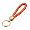Schlüsselanhänger Lanyard Geflochtenes Seil Kunstleder Angenehmer Griff Schlüsselanhänger Aufhängeseil mit Zinklegierung Schnalle Schlüsselring
