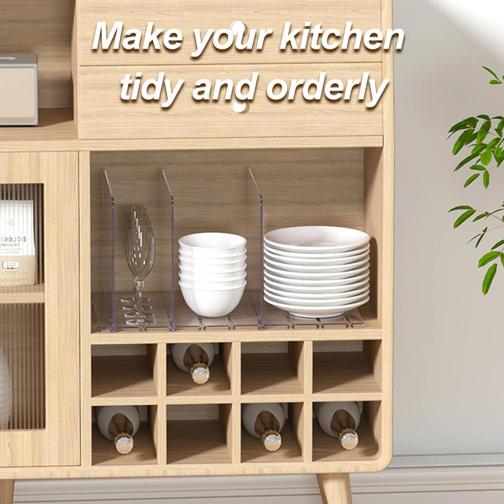 Organizator de separatoare de raft din plastic pentru geantă verticală, cămăși de pulover, în dormitorul cămară