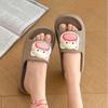 Mode Sommer Damen Hausschuhe Design Badezimmer Strand Indoor Rutschfest Abriebfest Erhöhen Höhe Hausschuhe Cartoon Komfort Hausschuhe