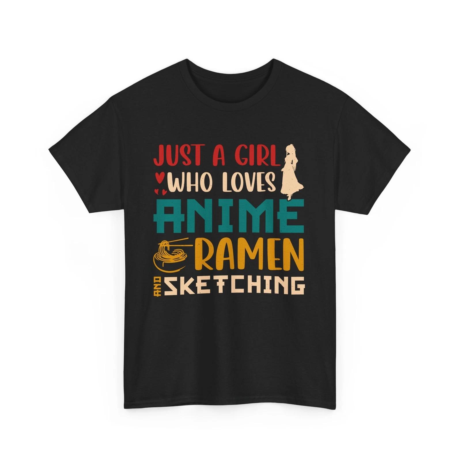 Anime Universe T-Shirt | Manga Vibes Tee | Just a Girl who loves Anime Shirt 2XL