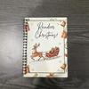 Spiral Bound Christmas Notebook Adorable Snowman Design Premium Thick Pages For Daily Journaling Winter Gifting