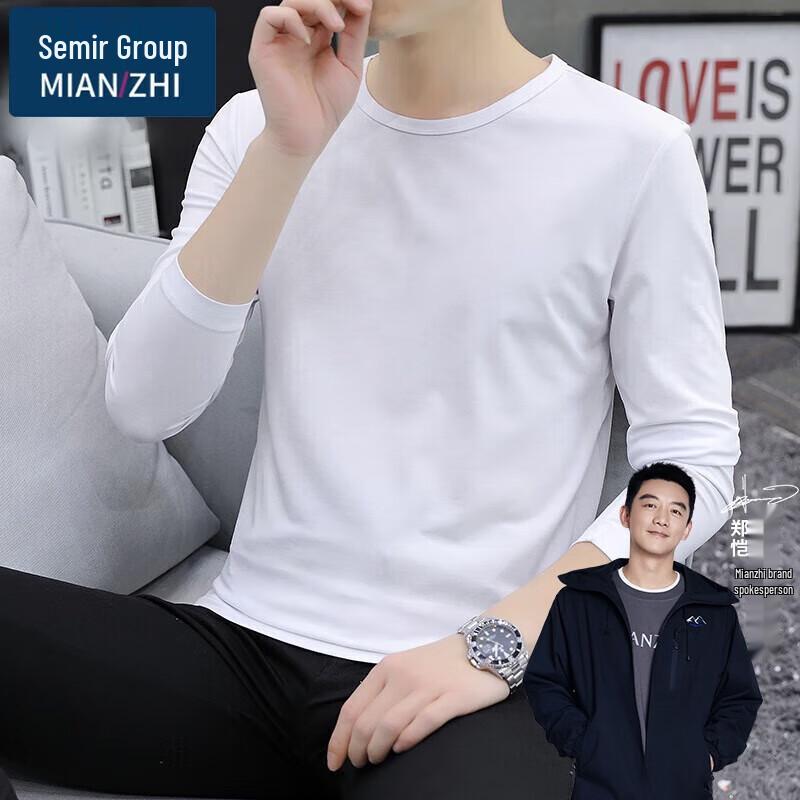 Men's Cotton Round Neck Long Sleeve T-Shirt