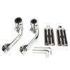 Engine Guard Highway Pegs Comfortable Motorcycle Highway Foot Pegs Reliable Durable for Davidson 2 (Long)