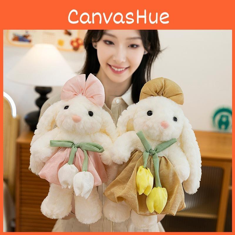 Plushie Rabbit Cute Toy Pp Cotton Filling Children Playroom Decor Children Gift