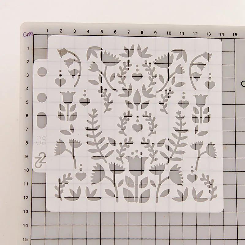 Květinová dutá šablona na dort Kávová stříkací šablona Růžové cukrové síto Pečicí forma pro svatební dort Šablona okrajových dekorací