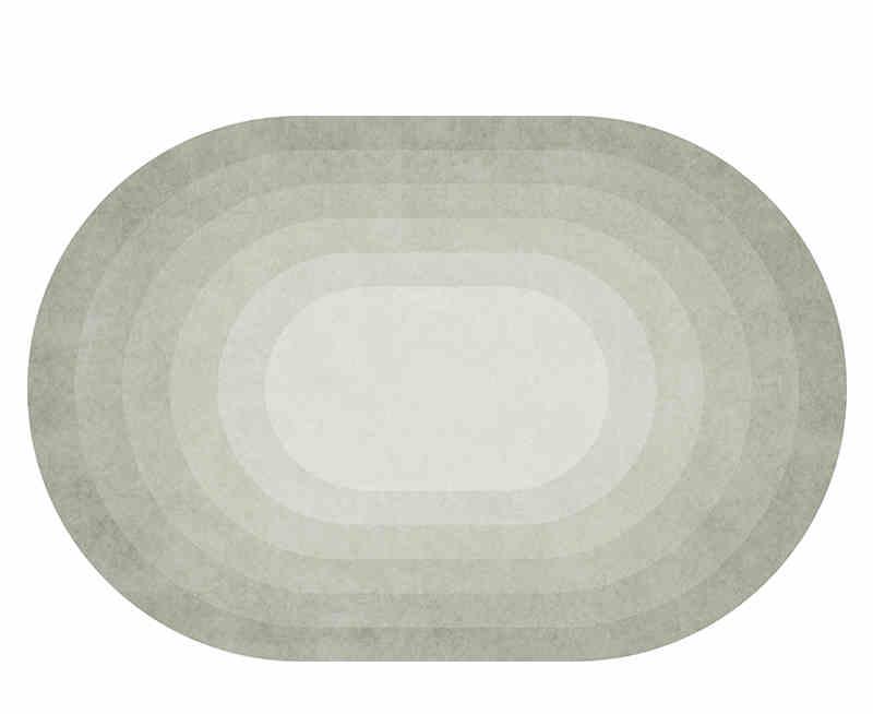 Modern Style Rugs for Bedroom Oval Shape Living Room Decoration Carpet Home Washable Anti-slip Floor Mat Fluffy Soft Bedside Rug