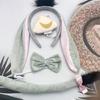Donkey Ear Headband Tail Bowtie Skirt Nose with Teeth Halloween Donkey Animal Outfit Accessory for Kids Boy Girl Cosplay