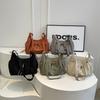 Trendy Solid Color Large Capacity Women's Bag 2025 New Fashion Shoulder Bag High Sense Casual Versatile Tote Bag