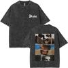 Washed Vintage Rapper Drake for All The Dogs Tshirt Men Women Hip Hop Fashion Pop Music T Shirt  Cotton Short Sleeve Tshirt