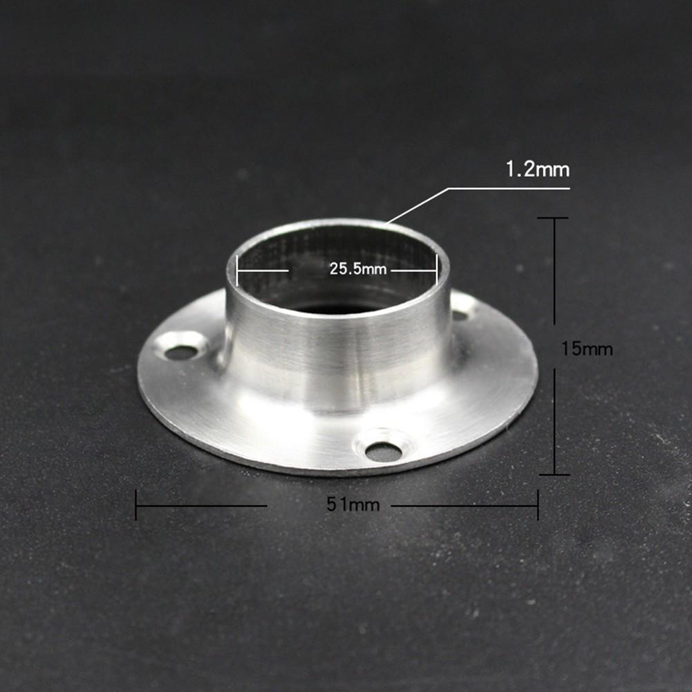 Store Wall Ceiling RAIL BRACKETS Closet Rod Holder Cupboard Wardrobe 25mm Cabinet Clothes Furniture Pole Wardrobe