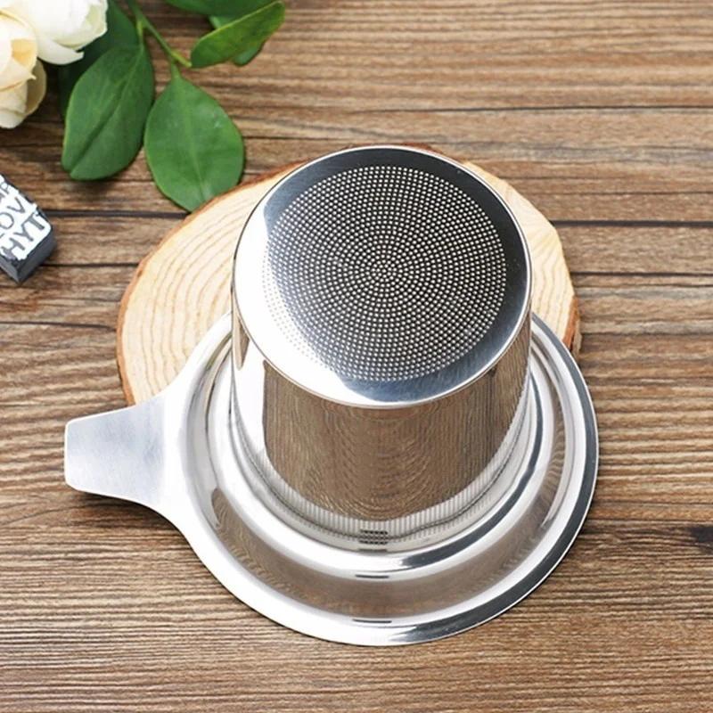 Mesh Tea Infuser Reusable Tea Strainer Teapot Stainless Steel Loose Tea Leaf Spice Filter Drinkware Kitchen Accessories