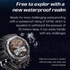 2026 New Flashlight-UV Light Smart Watch 5ATM Waterproof 1.43 Inch AMOLED Heart Rate 100 Sport Modes Bluetooth Call Smart Watch