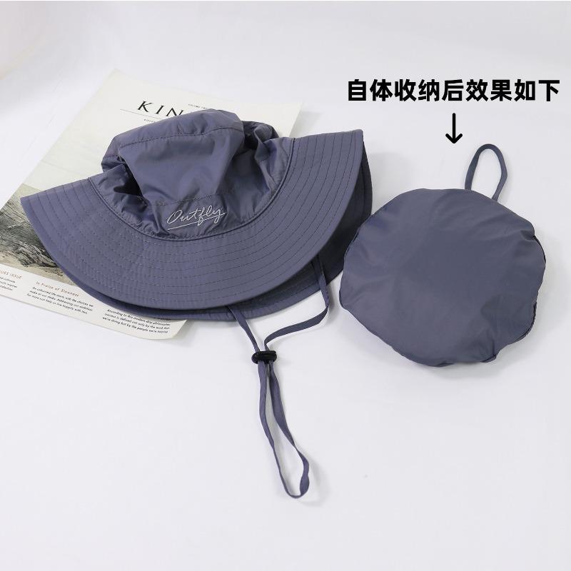 Sonnencreme Fischerhut kann Taschen aufbewahren Beckenhut Sommer dünn schnelltrocknend Outdoor Kletterhut Herren Sonnenhut Kinder