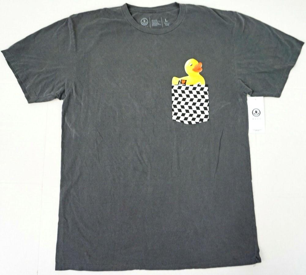 NEFF Peak Pocket T-shirt Mineral Wash 100% Cotton Tee Men s LARGE MSRP $32 NWT Unisex T-Shirt L
