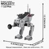 MOOXI Space Wars Walking Machine Model MOC Bricks DIY Diorama Adult Children Toys Building Block Set Montessori Gifts Decoration