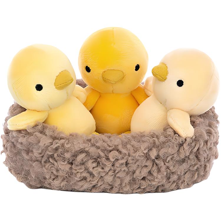 JELLYCAT Easter Nesting Chick Soothing Doll Plush Doll 13cm High