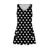 Women's Casual Sundress With Pockets Summer Boho Beach Dress Floral Blouses For Women T-Shirts Dress V Neck Loose Tank Dresses