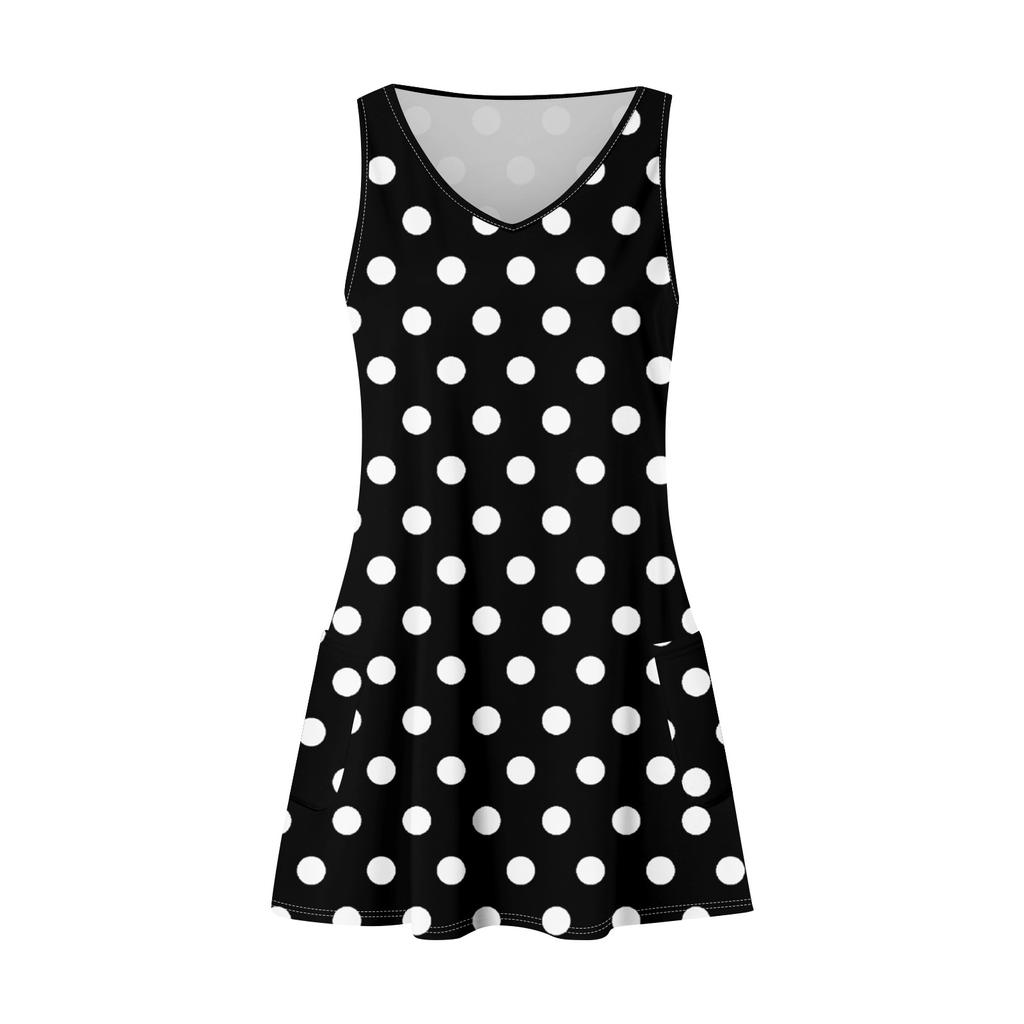 Women's Casual Sundress With Pockets Summer Boho Beach Dress Floral Blouses For Women T-Shirts Dress V Neck Loose Tank Dresses
