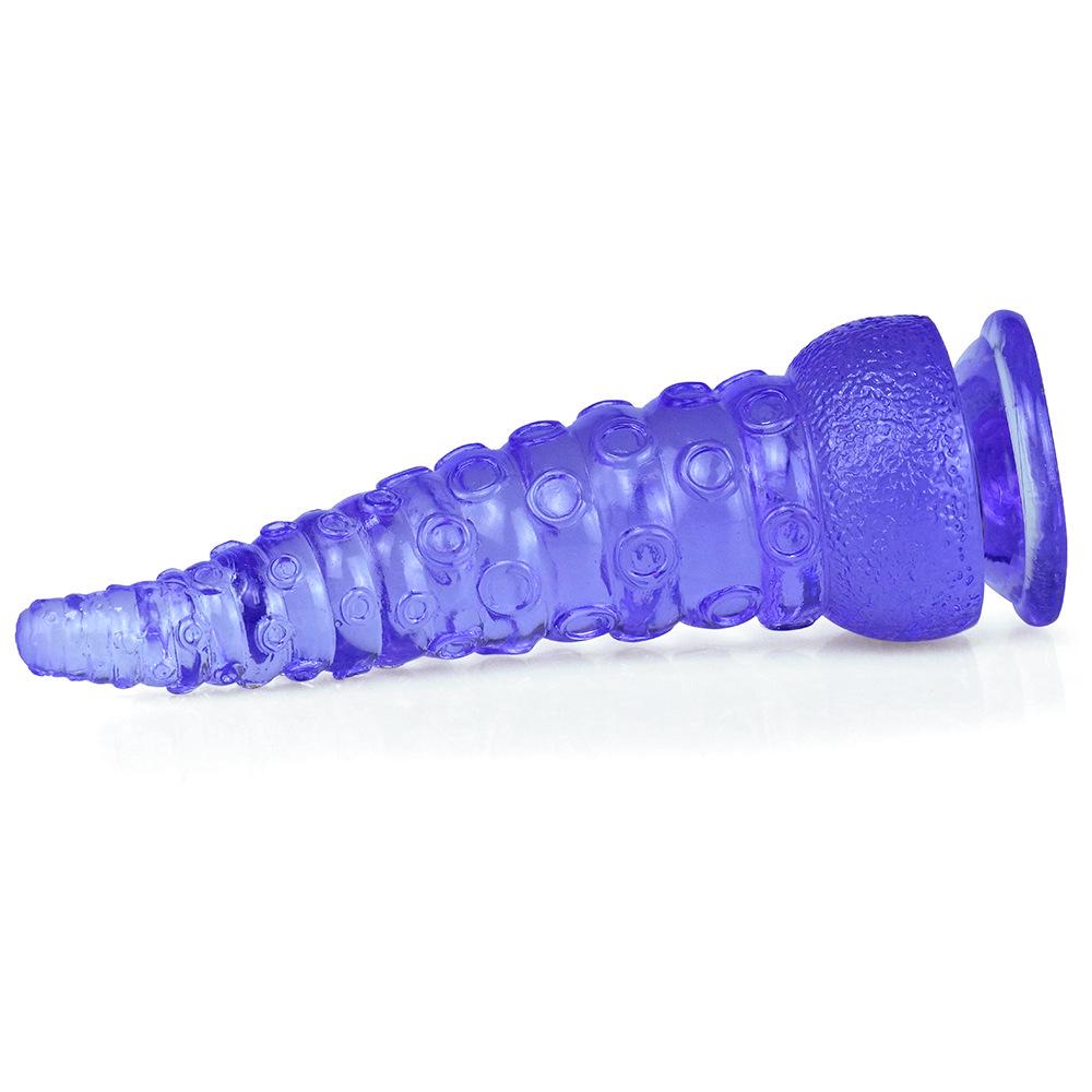Extrem großer transparenter farbiger Oktopus-Tentakel Dildo: Alien Anal Plug für Männer und Frauen