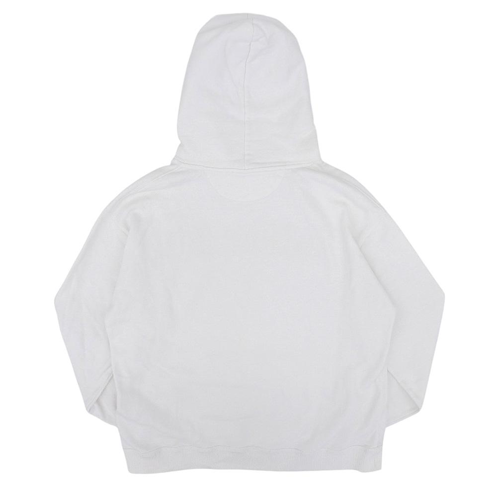 VALENTINO Embossed Logo Pullover Hoodie Top for Women White M XV3MF18Y84E tops M whiteUsed