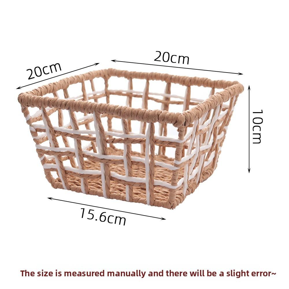 Style Metal Storage Basket With Large Capacity For Home Organization And Snack Storage