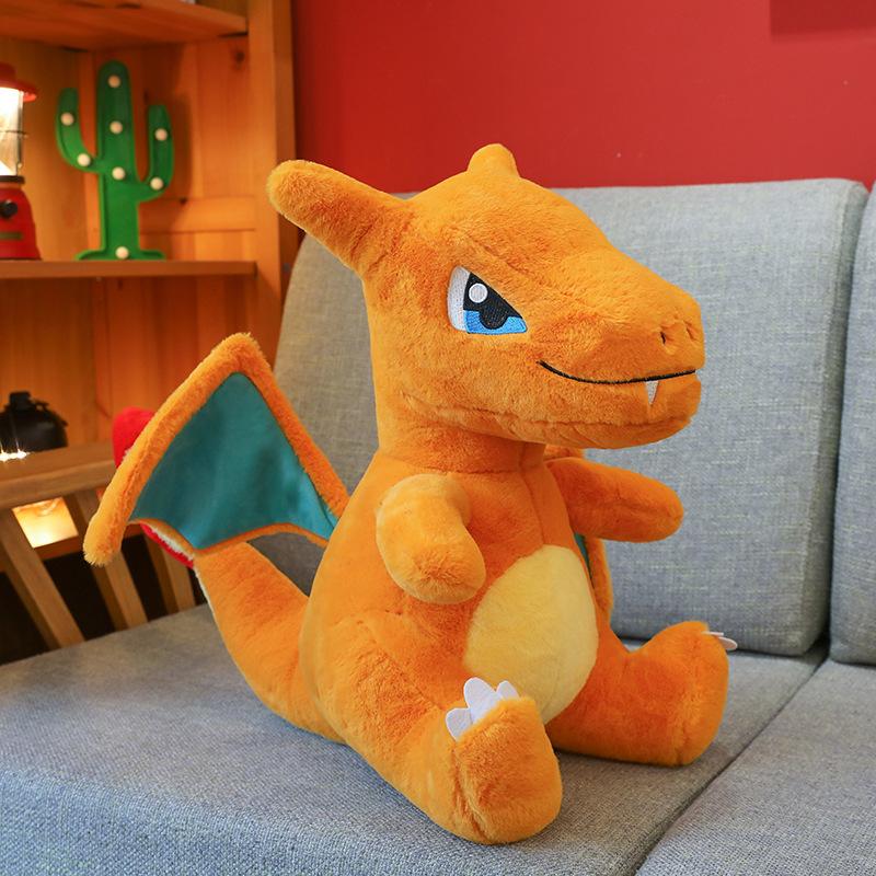 Fire-breathing dragon plush toy small fire dragon doll Pokémon peripheral doll children's gift grab machine doll