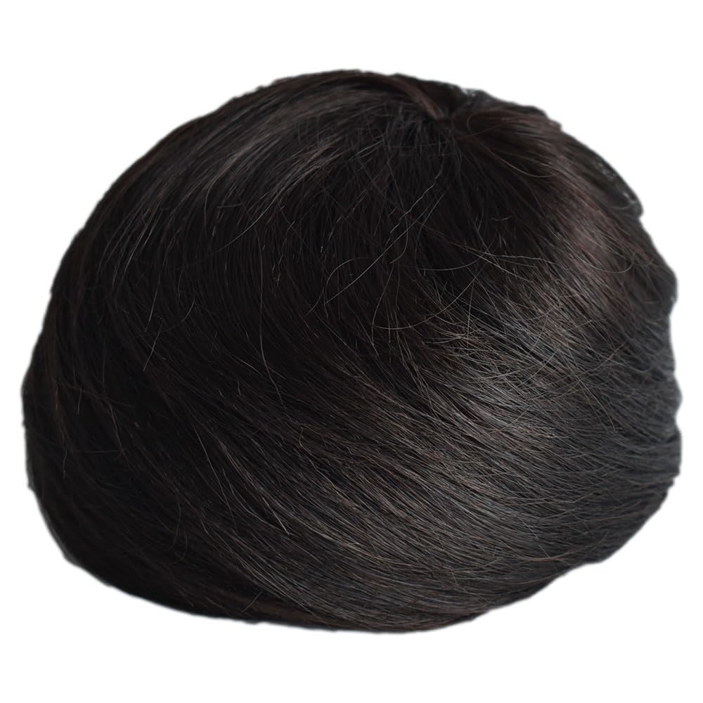 

точка ложный повседневный частичный Темно-коричневый Парик, парик, женский, короткий, пучок, парик, волосы, использовать, парик, наращивание, милый, женщины, 4.