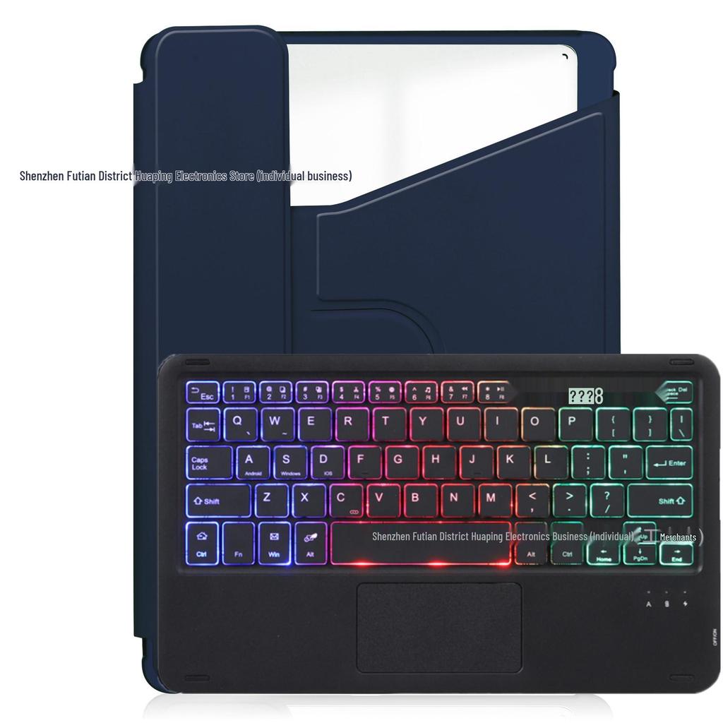 Lenovo Tab M11 Bluetooth Keyboard Leather Case with Pen Slot (Acrylic Shell) for 11-inch Xiaoxin Pad 2025