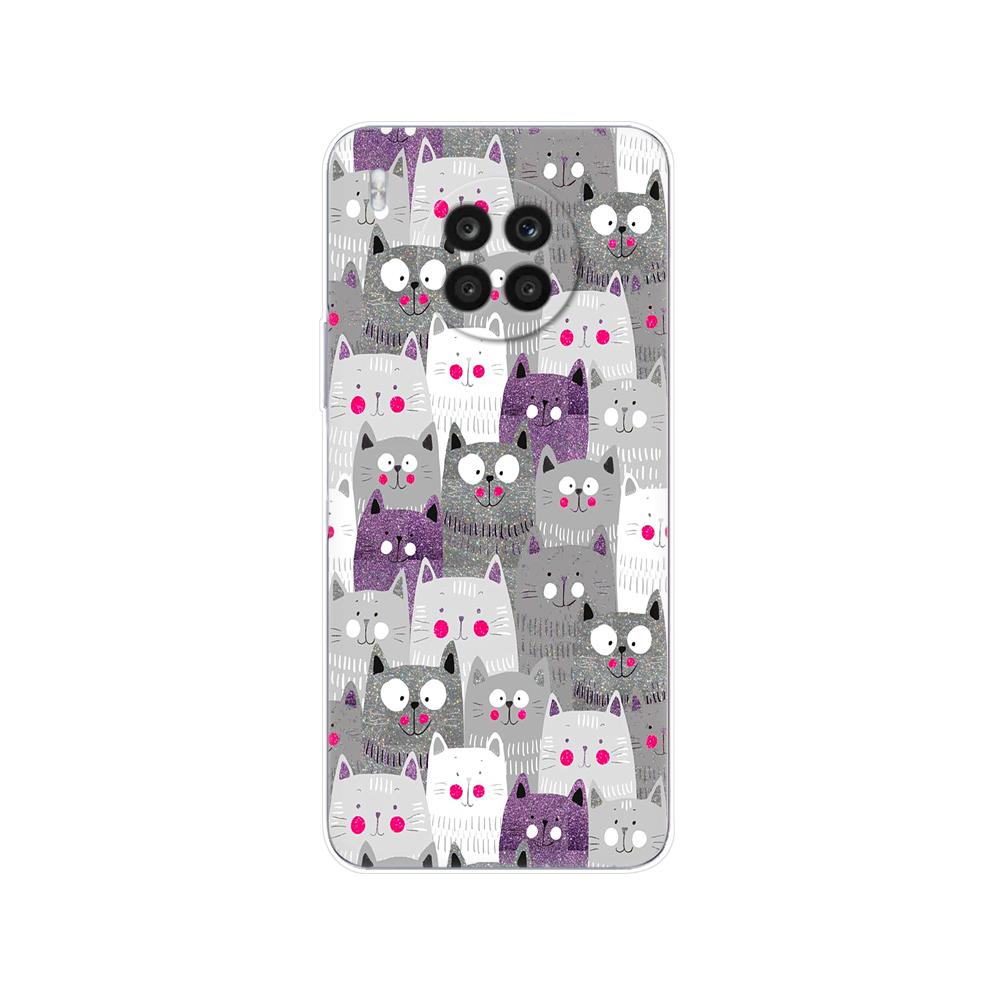 For Honor 50 Lite Case 6.67 Inch Back Phone Cover For Huawei Honor 50 Lite 50Lite Light Silicon Soft TPU Protective Bumper Coque