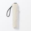 MUJI Lightweight Folding Umbrella for Sun and Unisex 50cm Rain, Adult, DEA03A5S, Ivory,