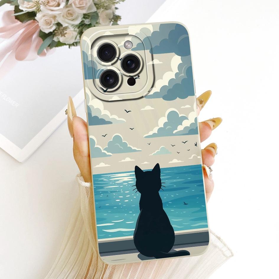 For iPhone 13 Pro Max Case Cute Rabbit Cat Cartoon Soft Silicone Shockproof Cover For iPhone 13 Pro Bumper iPhone13 ProMax Funda