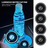 Luminous Car Cup Coaster Holder Car Led Atmosphere Light Logo Lamp For VRS Octavia Fabia Kamiq Karoq Kodiaq Rapid Superb