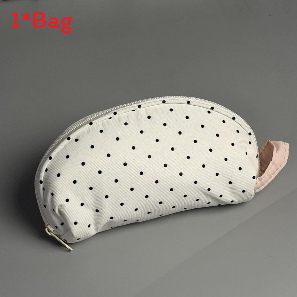 Japanese Style Large Capacity Waterproof Makeup Bag For Students With Durable Fabric Organizer For Girls