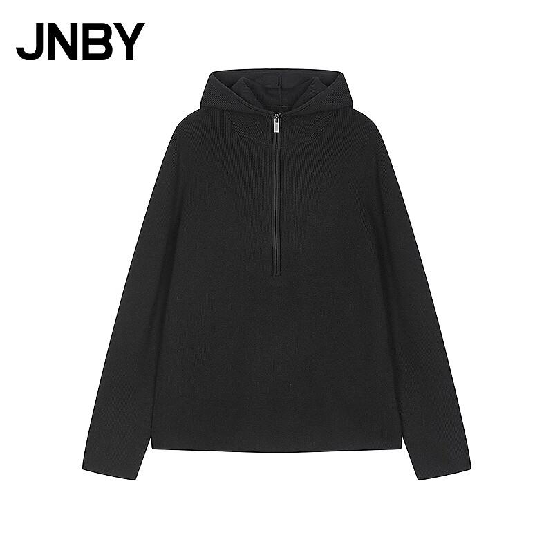 JNBY 2025 Fall Hooded Wool Knit Sweater