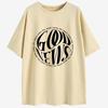 Good News Jesus Loves You Oversized T-Shirt Christian Loose Tee Minimalist Clothes Women Fashion Casual Cotton Aesthetic Top