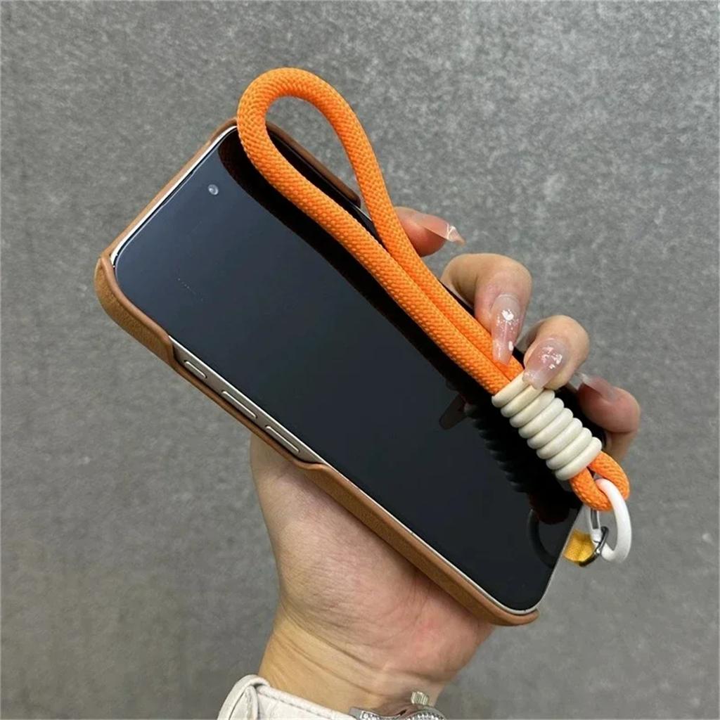Luxury With Lanyard Magsafe Cortex Phone Case For iPhone 16 15PRO MAX 12 13 14 15 16 Pro Max Plus Magnetic Bumper Back Cover