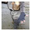 LITTLE PRESENTS Spandex Gloves Charcoal Gray XL 3-Fingerless G-03